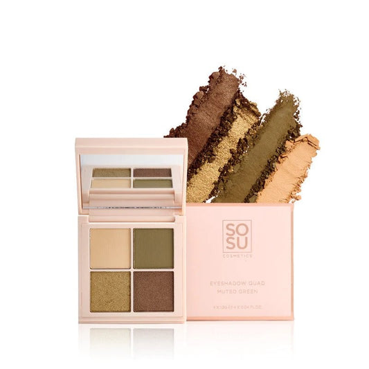 SOSU Muted Green Eyeshadow Quad