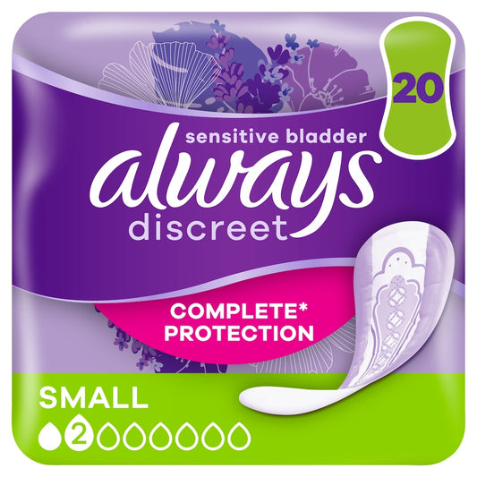 Always Discreet Small Incontinence Pads 20 Pack