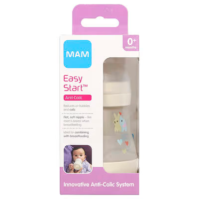 Mam Easy Start Anti Colic Bottle 130ml ( Colours May Vary)