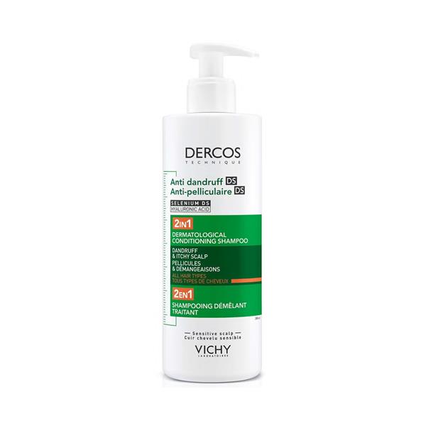 Vicht Dercos 2 In 1 Shampoo & Conditioner 390ml