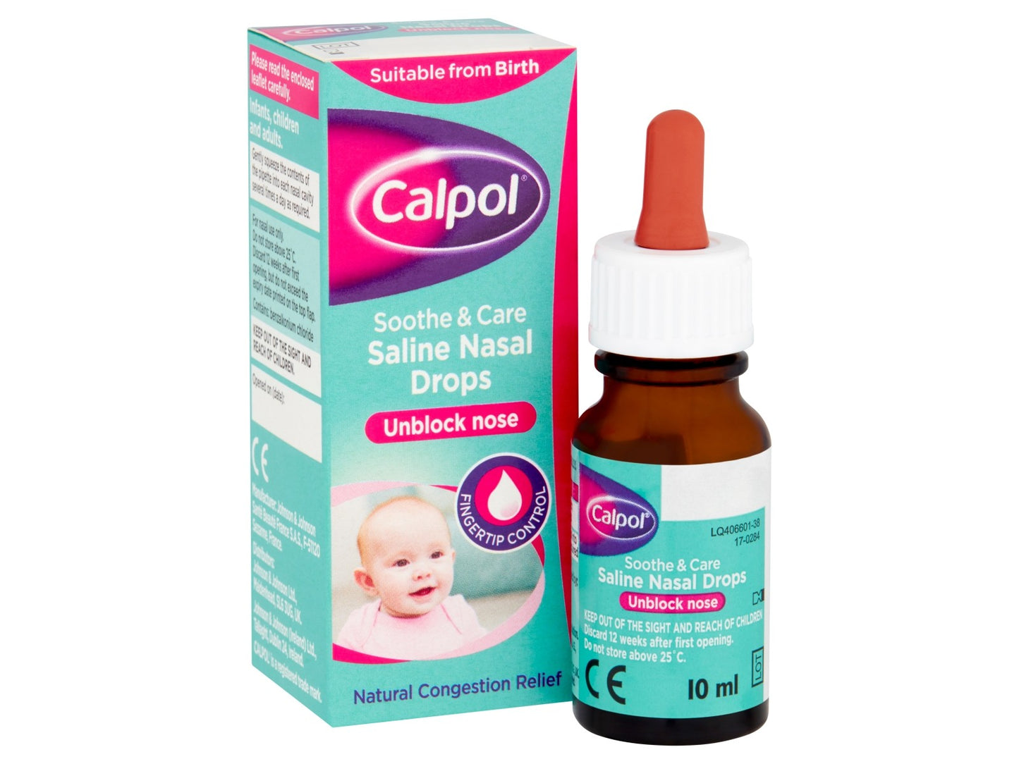Calpol Soothe & Care Saline Nasal Drops
