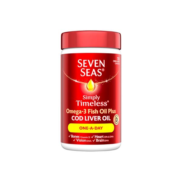 Seven SeasCod Liver Oil One-A-Day 120'S