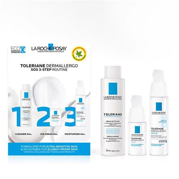 La Roche-Posay Toleriane Dermallergo SOS 3 Step Routine