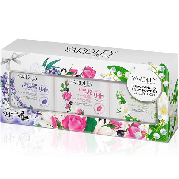 Yardley Fragranced Body Powders 3 Pack