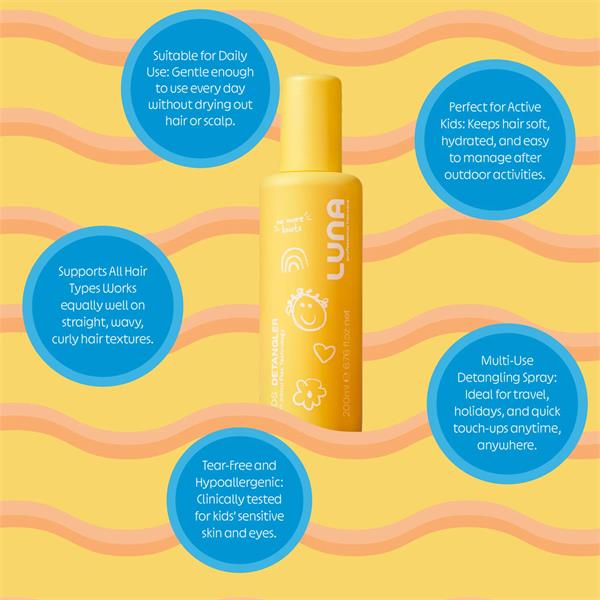 Luna by Lisa Luna Kids Detangler 200Ml