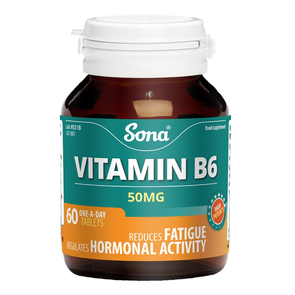Sona Vitamin B6 50mg Tablets (60)