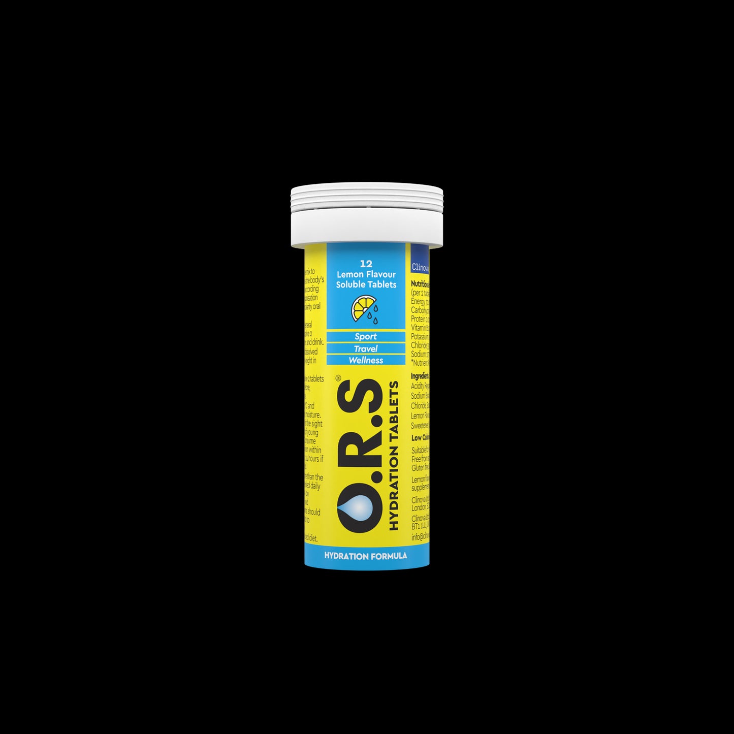 O.R.S Hydration Tablets Lemon 12 Tablets