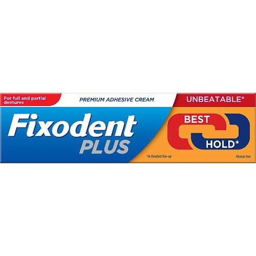 Fixodent Plus Best Hold Premium Denture Adhesive Cream