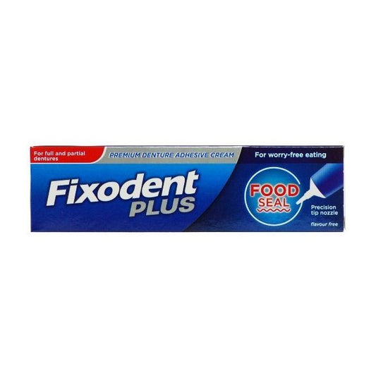 Fixodent Plus Food Seal Denture Adhesive Cream