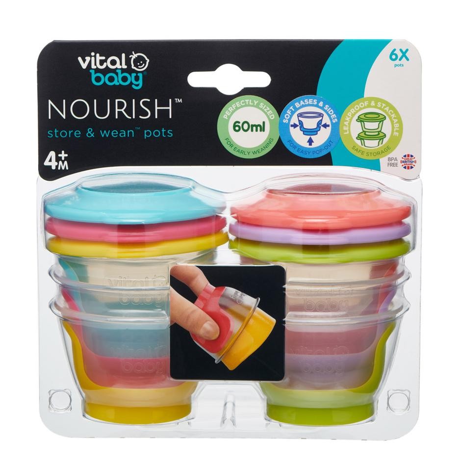 Vital Baby Nourish Store & Weaning Pots