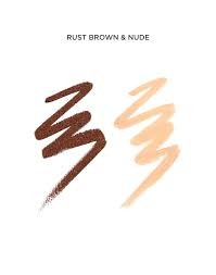 SCULPTED BY AIMEE Eyeliner Duo Pencil Nude/Rust Brown