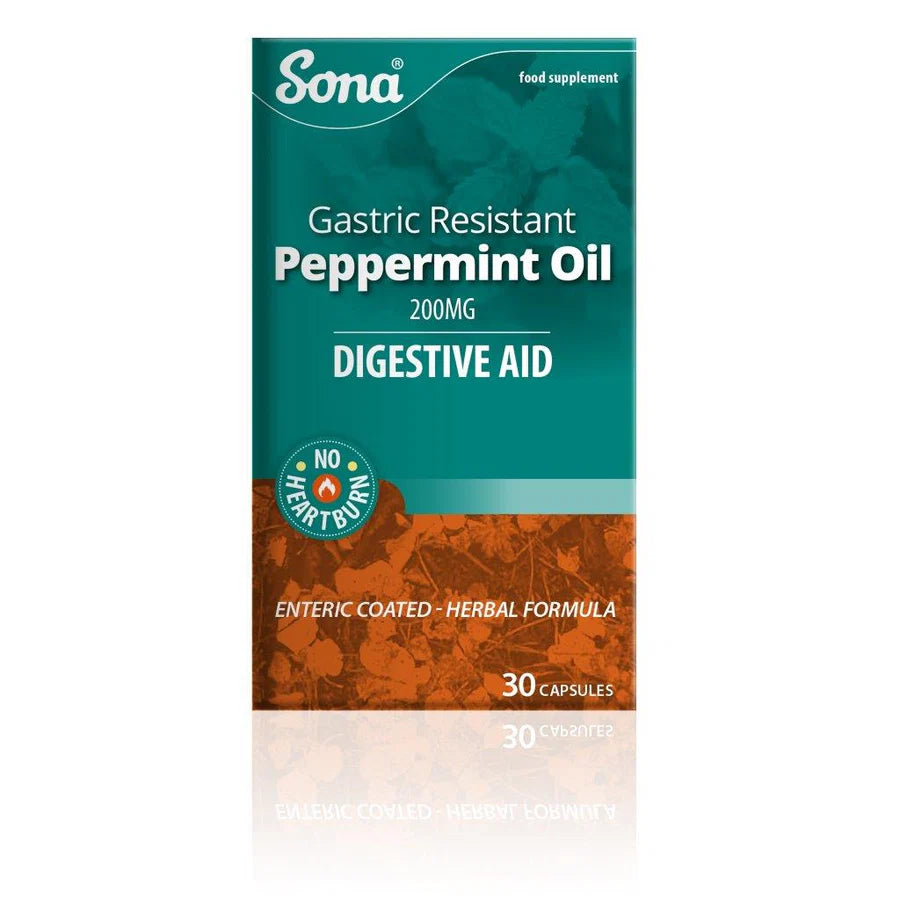 Sona Peppermint Oil 200mg 30 Capsules