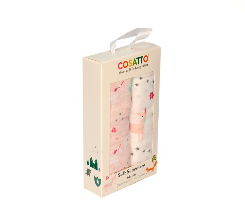 Cosatto Unicorn Muslins Duo