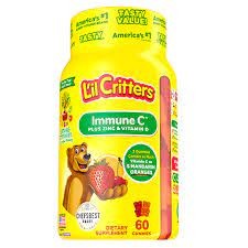 L'il Critters Immune C Plus Zinc 60