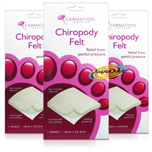 Carnation footcare chiropody felt