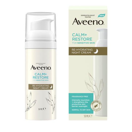 Aveeno  Calm + Restore Re-Hydrating Night Cream
