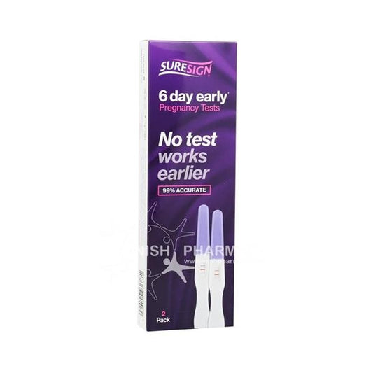 Suresign 6 Day Early Pregnancy Test 2 Pack