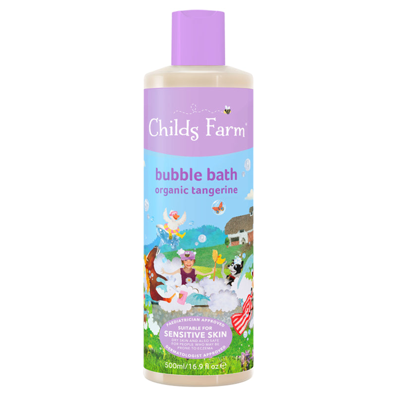 Childs Farm Sensitive Bubble Bath 250ml Organic Tangerine