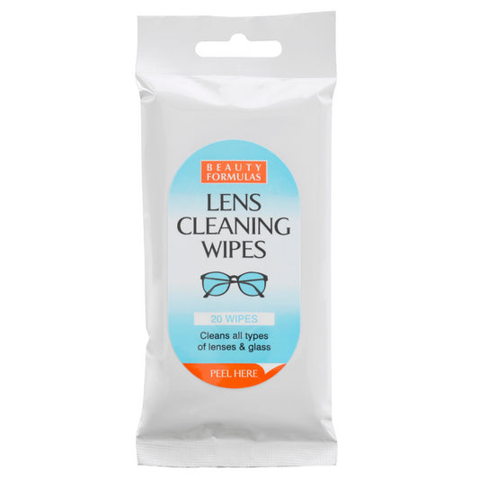 BEAUTY FORMULAS LENS CLEANING WIPES