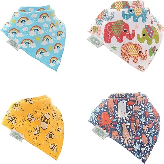 Bandana Dribble Bibs Colour Burst