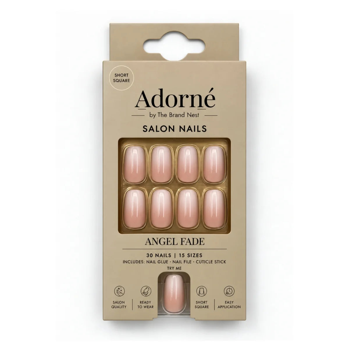 Adore Salon Nails Angel Fade