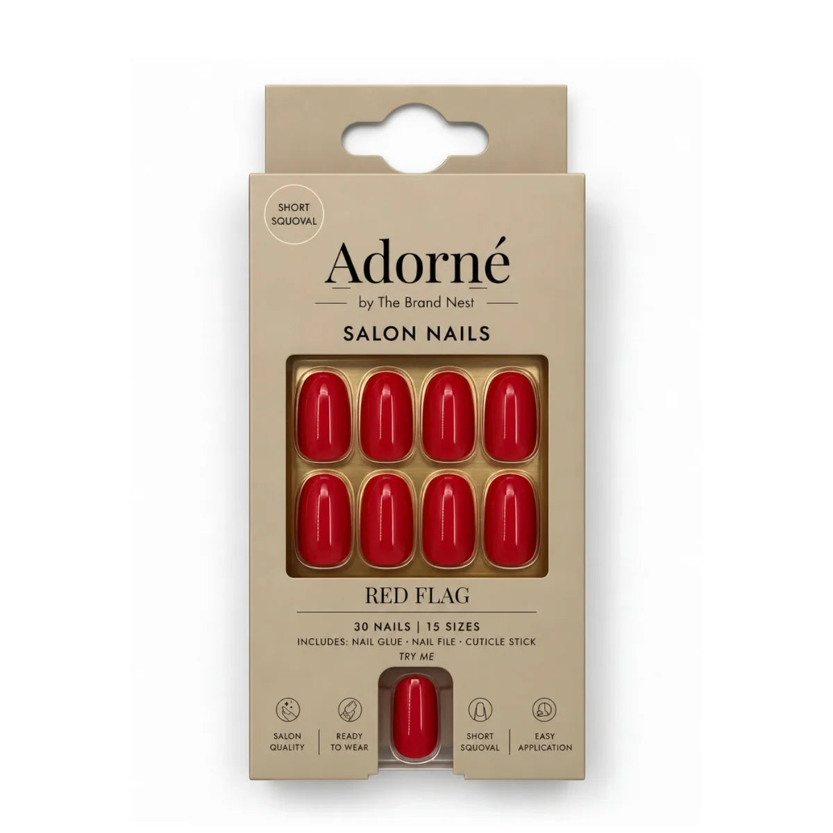 Adore Salon Nails Red Flag