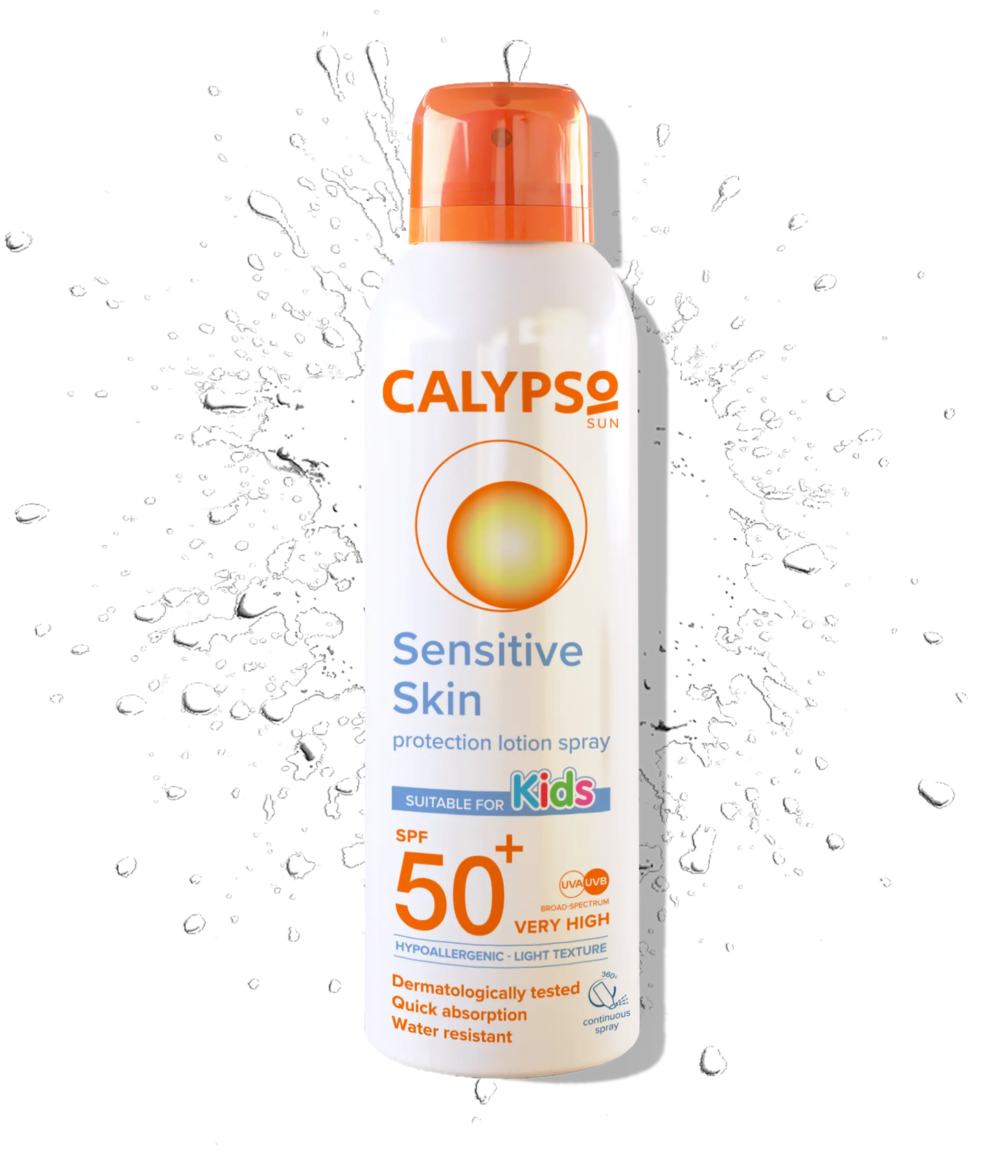 Calypso Sensitive Skin Lotion Spray Kids SPF 50