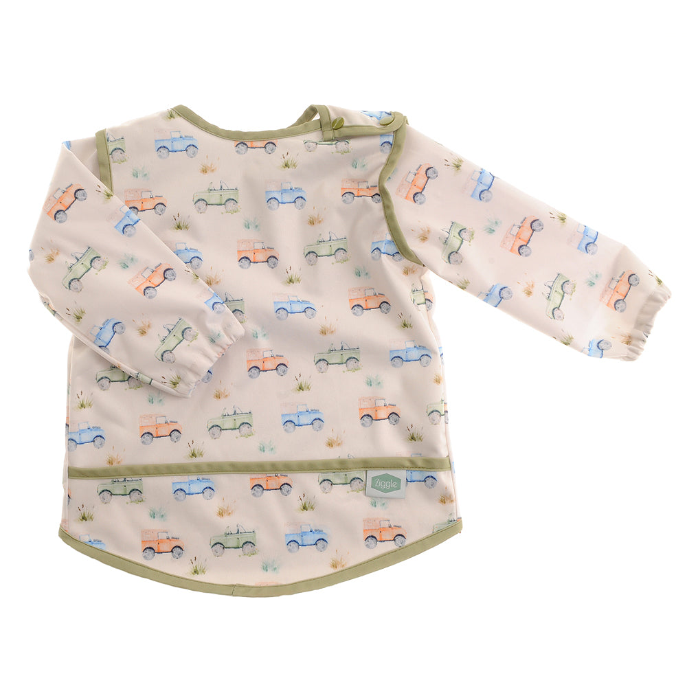 Ziggle Coverall Feeding Bib Land Rover