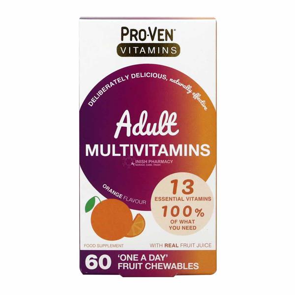Pro-Ven Adult Multivitamins 60 Fruit Chewables