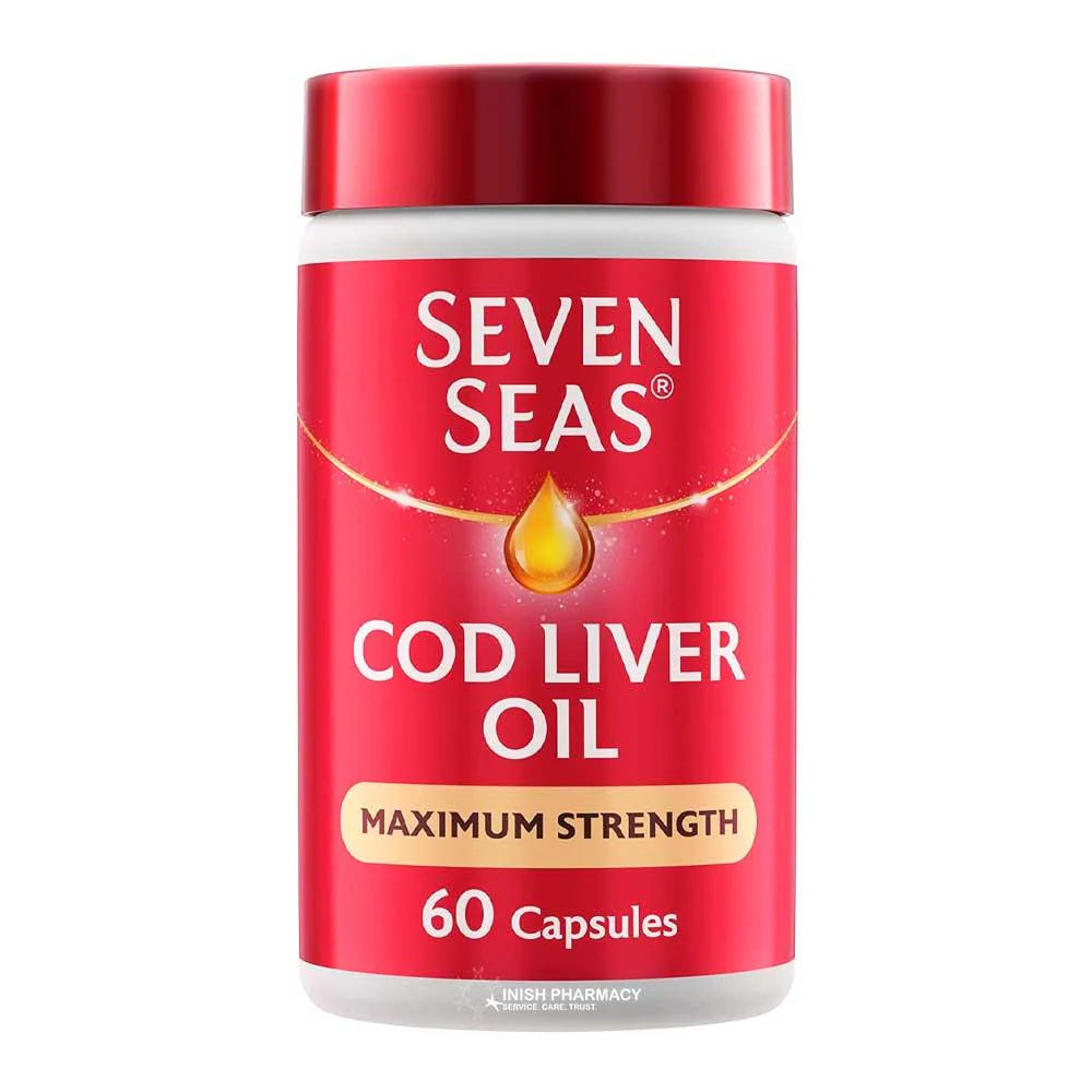 Seven Seas Cod Liver Oil Maximum Strength 60 Capsules