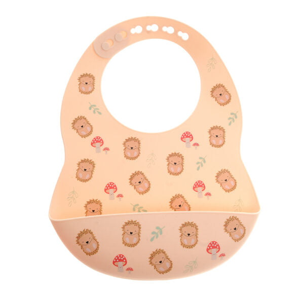 Ziggle Silicone Bib Hedgehog