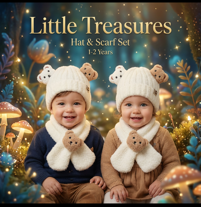 Little Treasures Hat & Scarf Set
