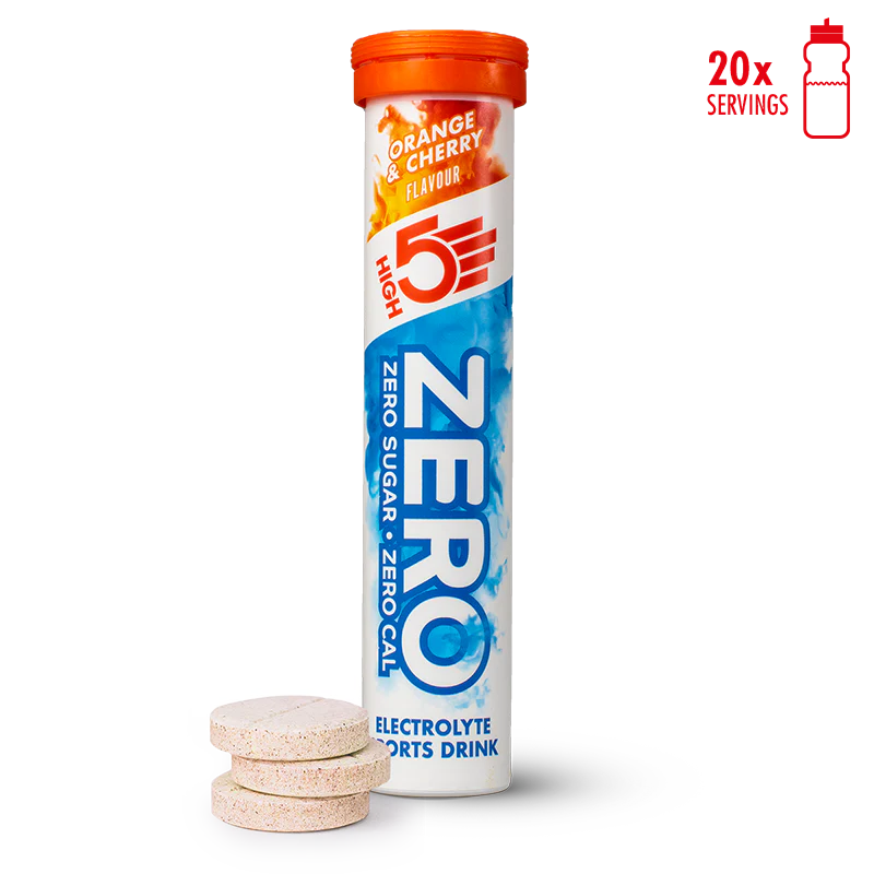High 5 Zero Electrolyte Sports Drink Orange&Cherry Flavour