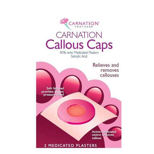 Carnation callous caps