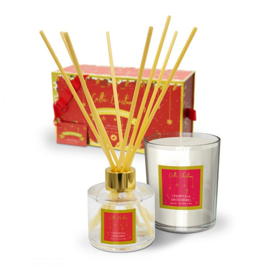 Celtic Candles Christmas Cinnamon & Winter Berries