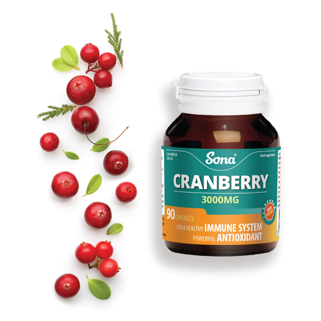 Sona Cranberry 3000mg 90 Capsules