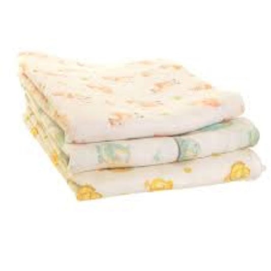 Ziggle Muslin Squares 3pk
