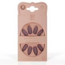 SoSu Salon Nails Nudist False Stiletto Medium Length