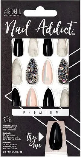 Ardell Professional Nail Addict Premium Marble Purple Ombre