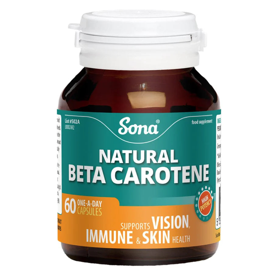 Sona Natural Beta Carotene 60 Capsules