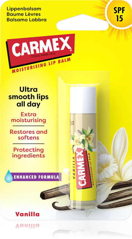 Carmex Moisturising Lip Balm Spf 15 Vanilla