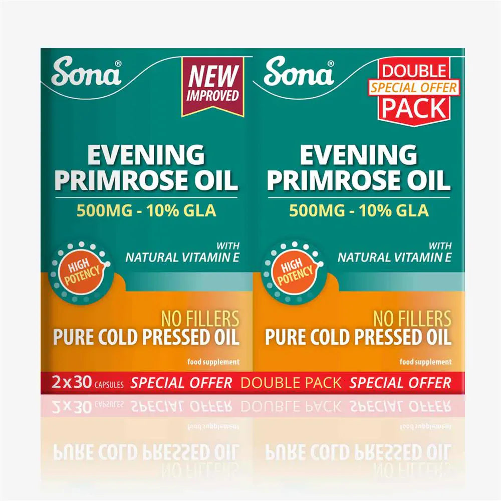 Sona Evening Primrose Oil 500mg Double Pack