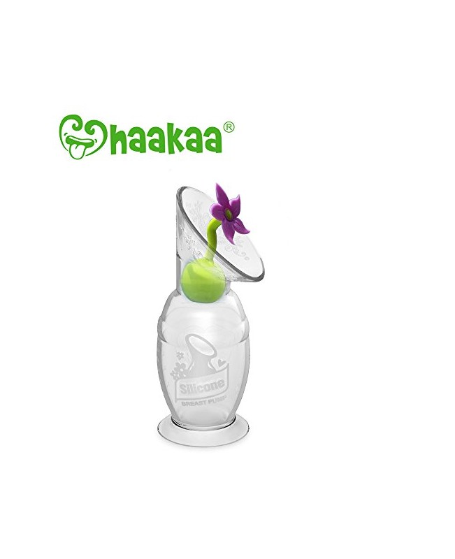 Haakaa Silicone Flower Stopper - Lilac
