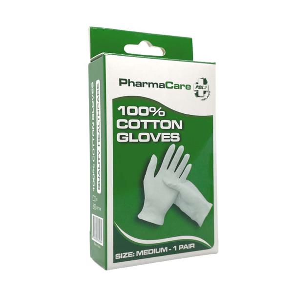 Pharmacare 100% Cotton Gloves Medium