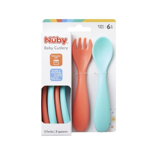 Nuby Baby Cutlery ( Colours may vary)