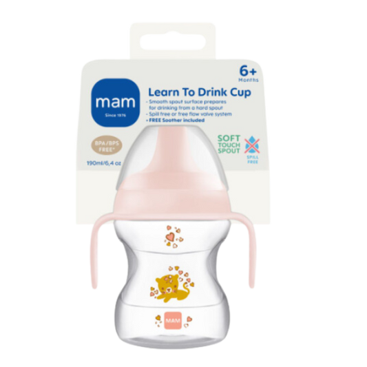 Mam Learn To Drink Cup 6m+ 190ml ( Colours May Vary)
