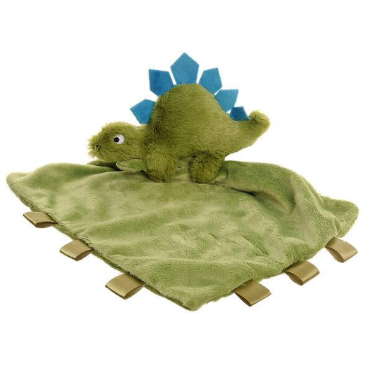 Dinosaur Velour Plush Comforter Blanket - Green - Ziggle