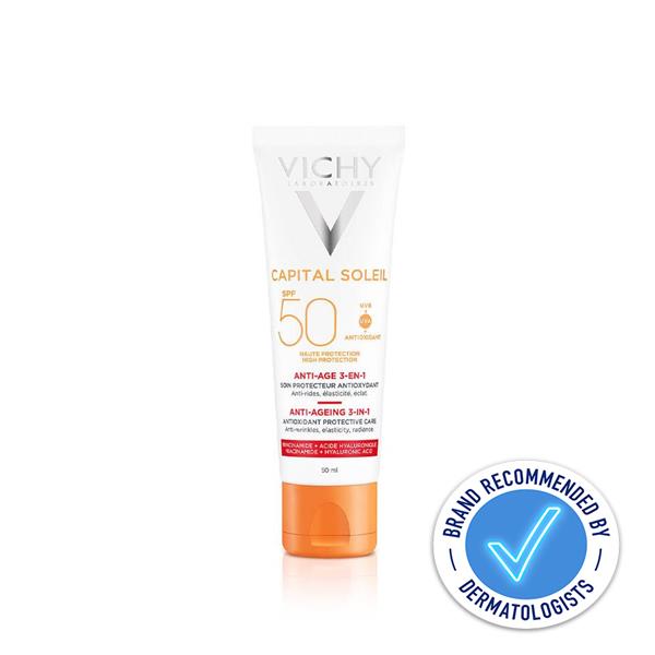 Vichy  Capital Soleil Anti Age 3 in 1 SPF 50