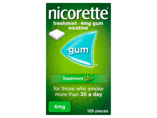 Nicorette Gum 4mg 105 Pieces