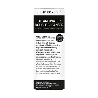 The Inkey List Oil & Water Double Cleanser